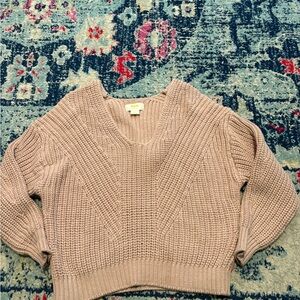 Pink Maeve knit sweater